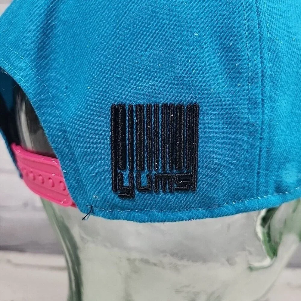 YUMS New Era 9FIFTY Embroidered Logo Black With Neon Snapback‎ Hat Cap